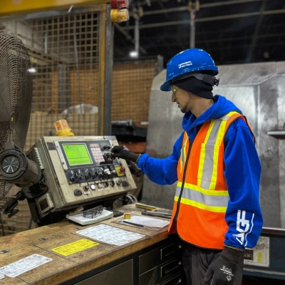 Opérateur de machine de l'usine d'acier d'armature d'AGF